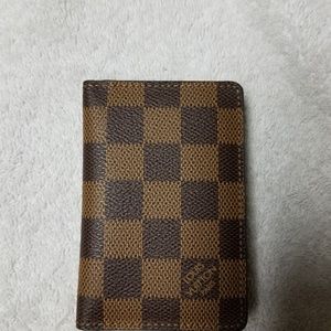 Authentic Louis Vuitton card pass case organizer
